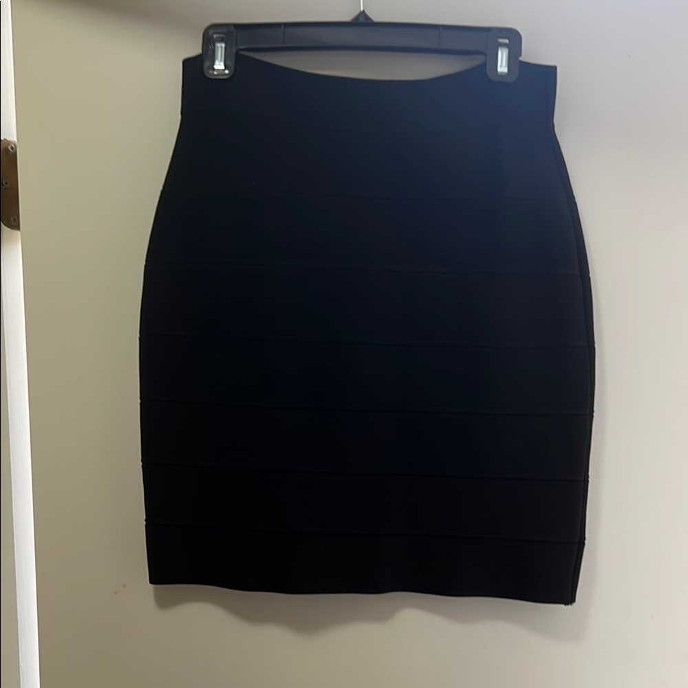 INC International Concepts Blue Knee-Length Pencil Skirt
